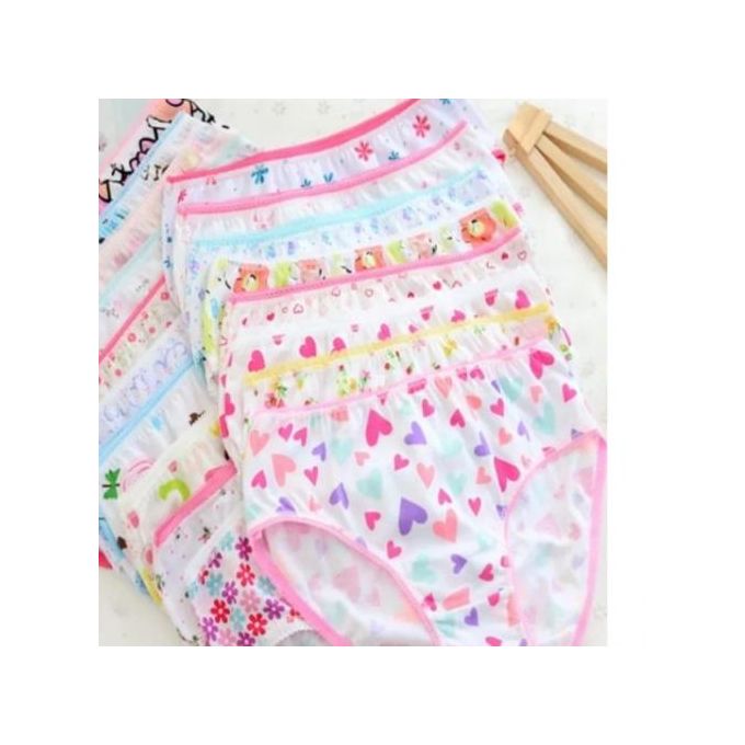Fashion 6 Pack Girls Cotton Panties/Underwear...