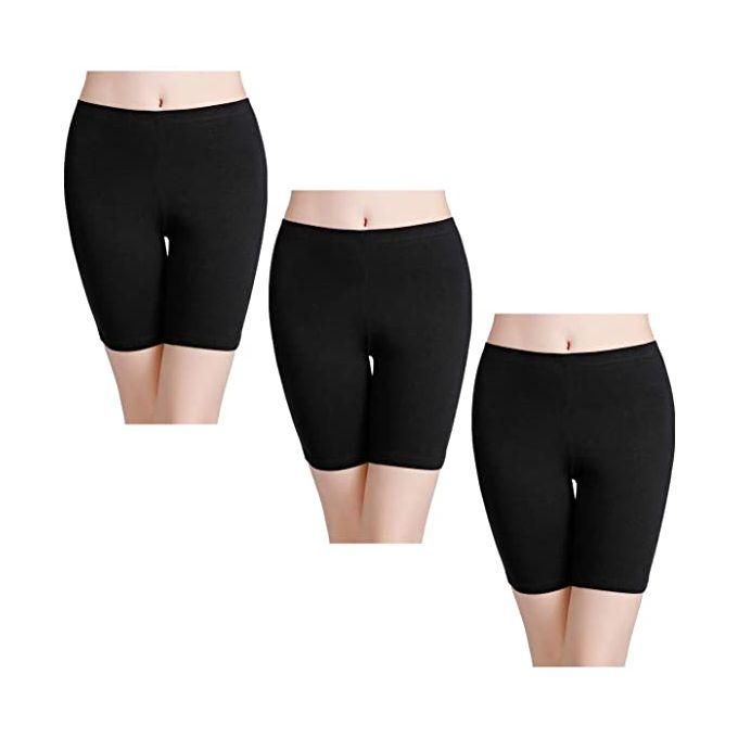 4Pc Stretchy Quality Skin Tight Biker Shorts Underwear