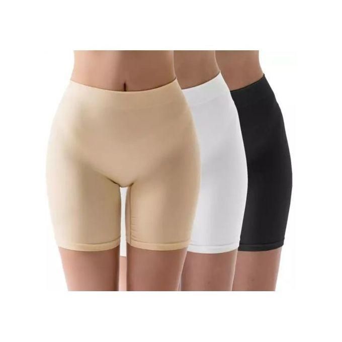 3 PACK LADIES IRRESISTIBLE SEAMLESS BIKERSHORT -BIKERS PANTIES/UNDERWEAR