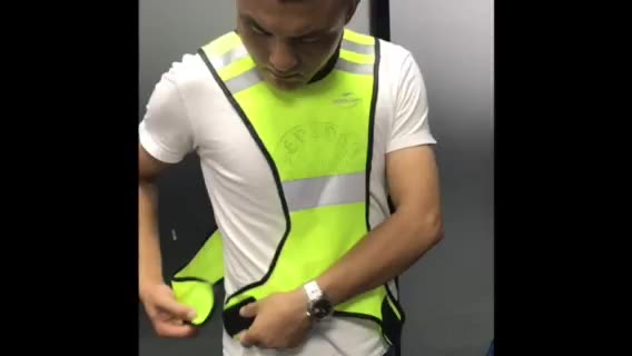 Cross border cycling and running safety reflective clothing, reflective sportswear, night running reflective safety clothing, vest reflective vest