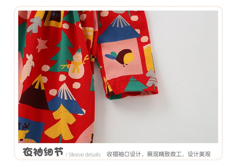 New autumn dress for girls, casual round neck long sleeved for children
Wearing a princess dress