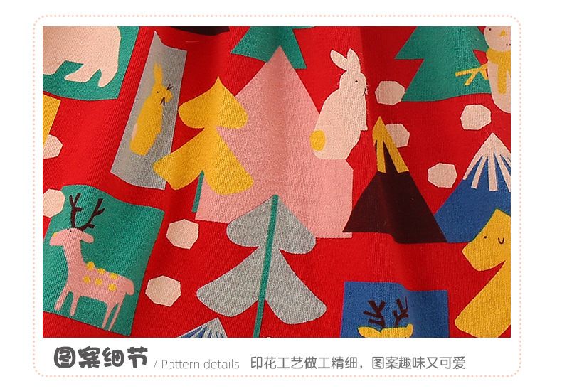 New autumn dress for girls, casual round neck long sleeved for children
Wearing a princess dress