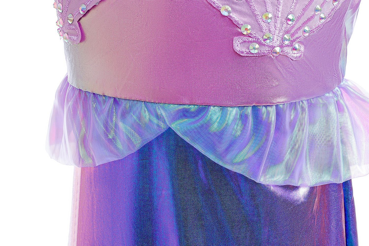 Mermaid Hime Color Change Flying Sleeve Dress Party Dress Children's Mermaid Dress Girls