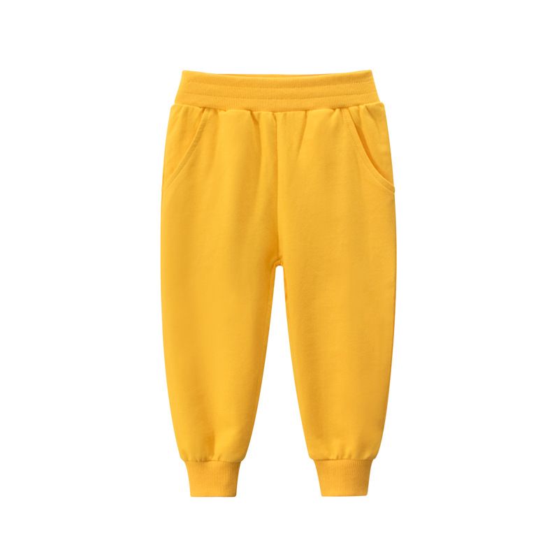 New children's clothing autumn solid color children's sports pants boys' casual pants