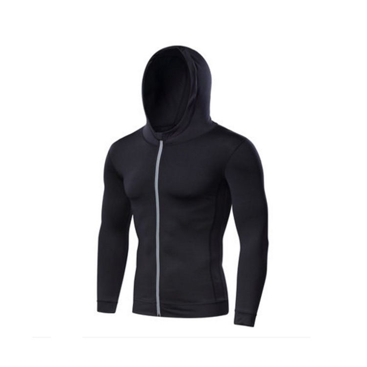 Sports trench coat, men's windproof and rainproof autumn and winter cycling suit, training running waterproof hooded jacket