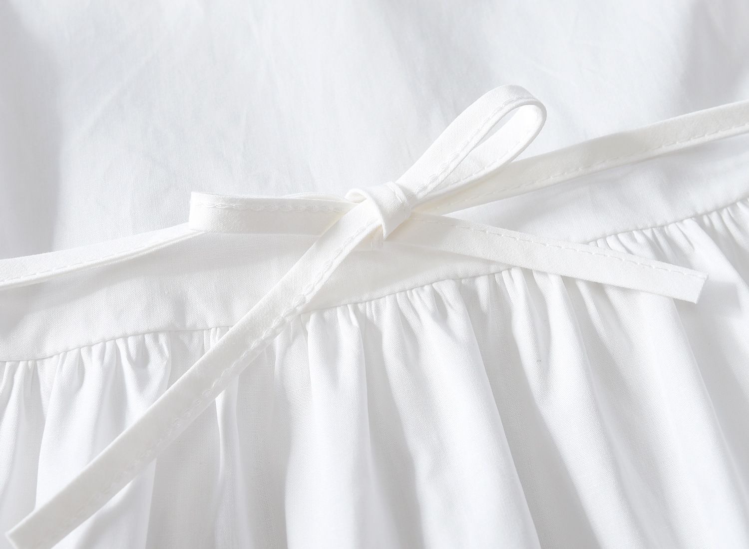 Baby girl's stylish white lace lapel princess dress, girls' summer dress, new mid size children's short sleeved dress