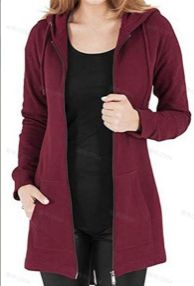 Autumn and winter cardigan European station cotton gray temperament commuting European and American solid color hoodie with thick velvet long zipper loose fit