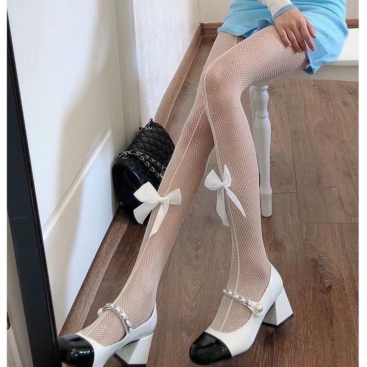 Fishing net socks, black stockings, women's autumn and winter styles, sexy black pantyhose, mesh large mesh small mesh middle mesh socks