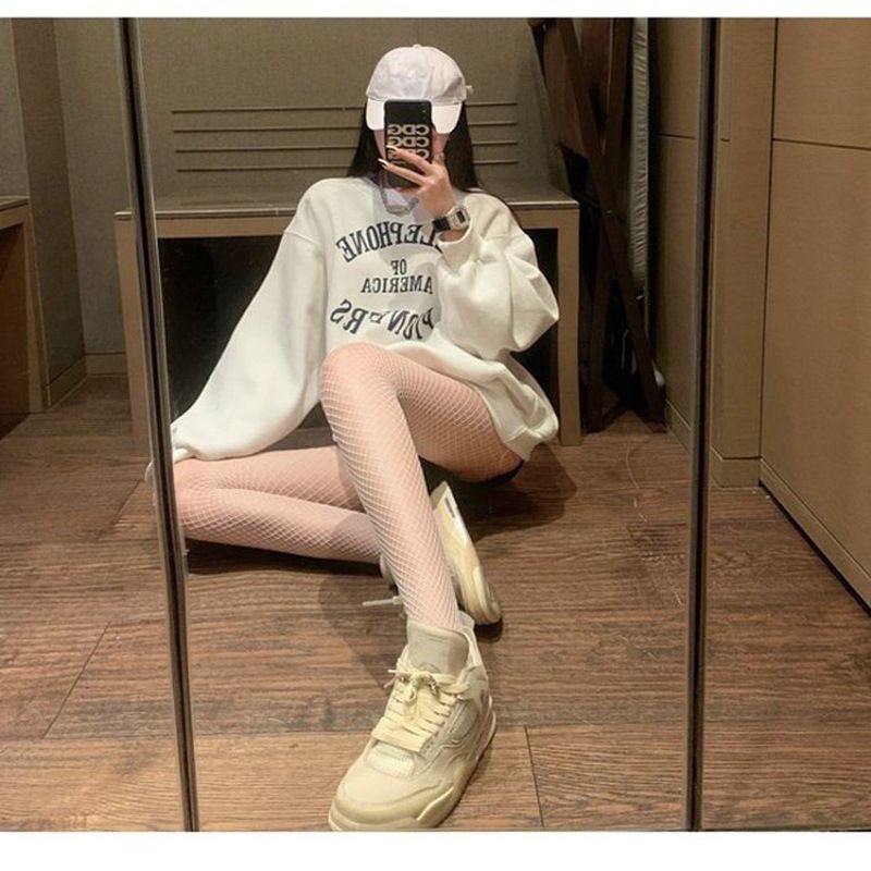 Fishing net socks, black stockings, women's autumn and winter styles, sexy black pantyhose, mesh large mesh small mesh middle mesh socks