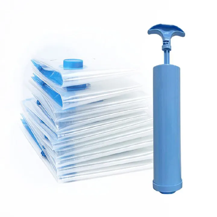 Vacuum Storage Bags, 2 Medium, 2 Large, 2 Jumbo Space Saver Vacuum Seal Bags, Space Bags, Vacuum Sealer Bags for Clothes, Comforters, Blankets, Bedding