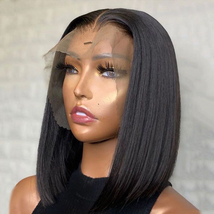 Short Bob Wigs Human Hair Lace Front Wigs Human Hair Wholesale Glueless HD Lace Frontal Wigs For Women