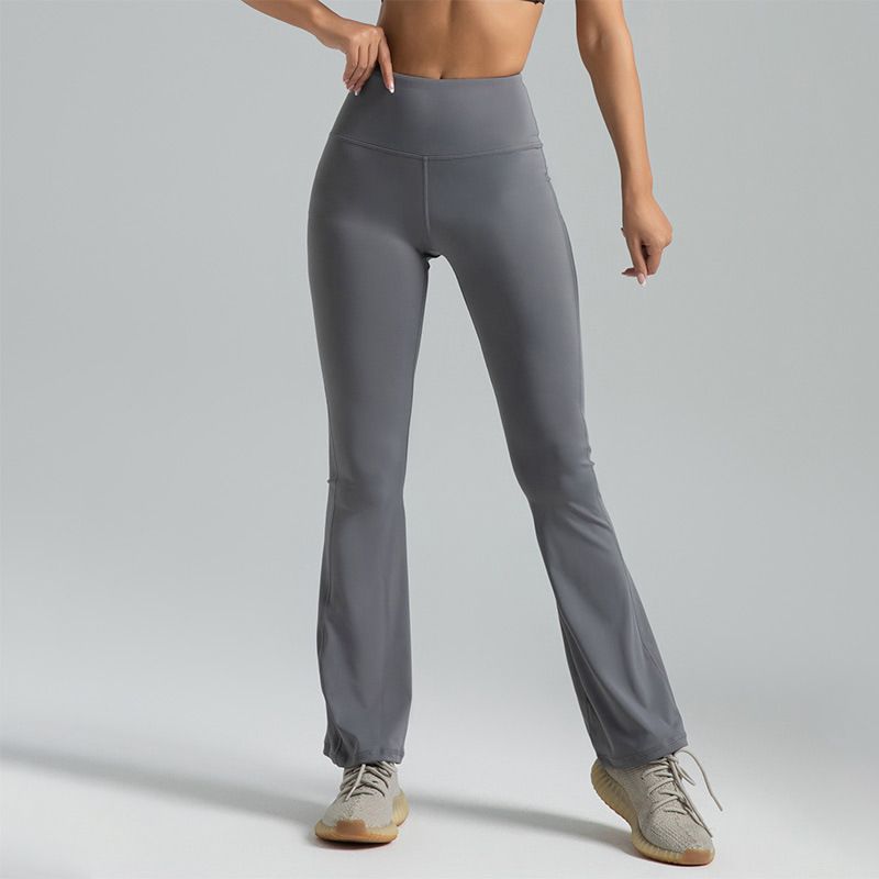 High-Waist Bootcut Yoga Pants – Butt-Lifting, Naked Feel & Breathable Workout Leggings