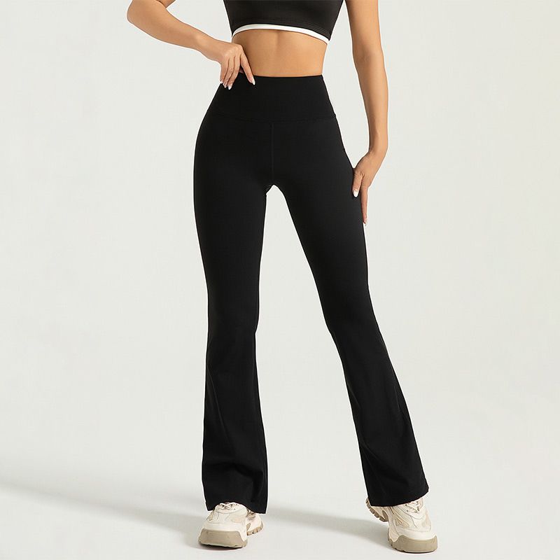 High-Waist Bootcut Yoga Pants – Butt-Lifting, Naked Feel & Breathable Workout Leggings