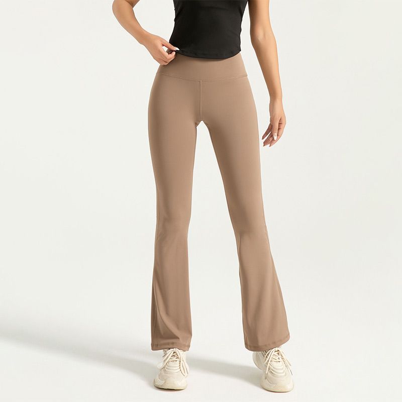 High-Waist Bootcut Yoga Pants – Butt-Lifting, Naked Feel & Breathable Workout Leggings