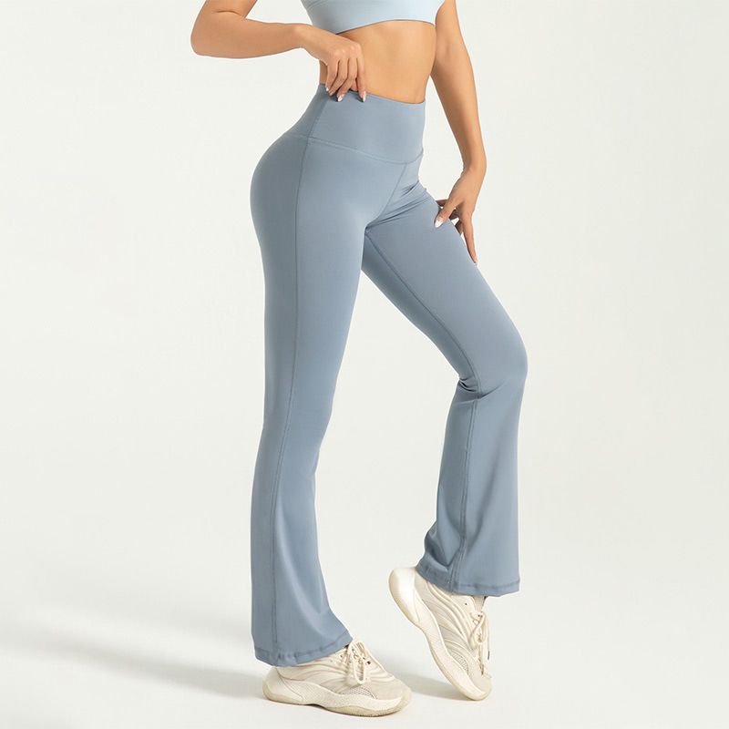 High-Waist Bootcut Yoga Pants – Butt-Lifting, Naked Feel & Breathable Workout Leggings