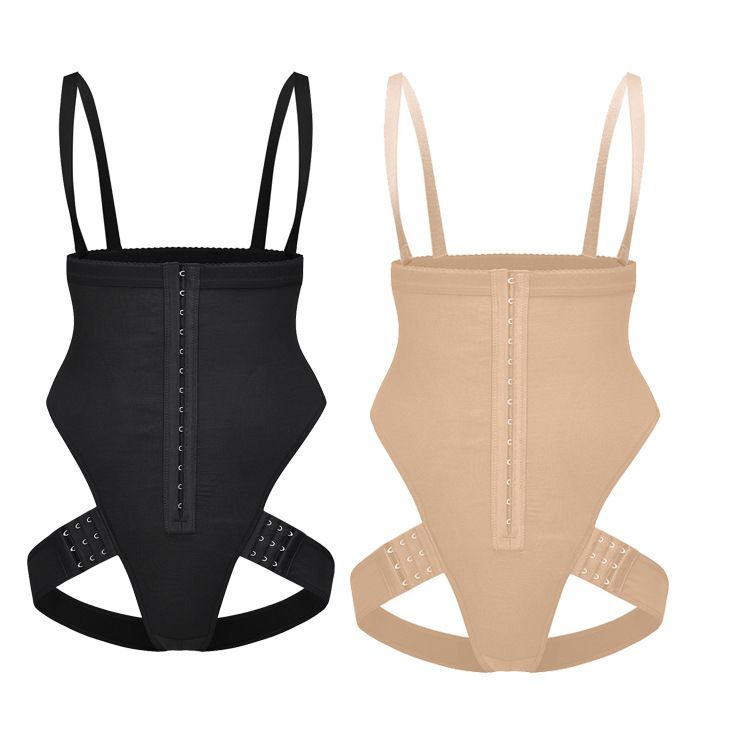Seamless High-Waist Butt-Lifting Shapewear Bodysuit – Tummy Control & Adjustable Hook Buttock Enhancer