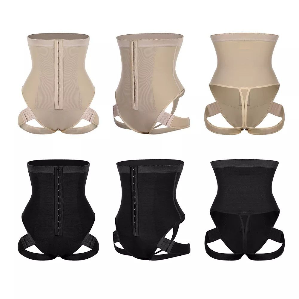 Seamless High-Waist Butt-Lifting Shapewear Bodysuit – Tummy Control & Adjustable Hook Buttock Enhancer