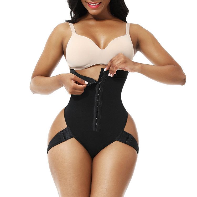 Seamless High-Waist Butt-Lifting Shapewear Bodysuit – Tummy Control & Adjustable Hook Buttock Enhancer