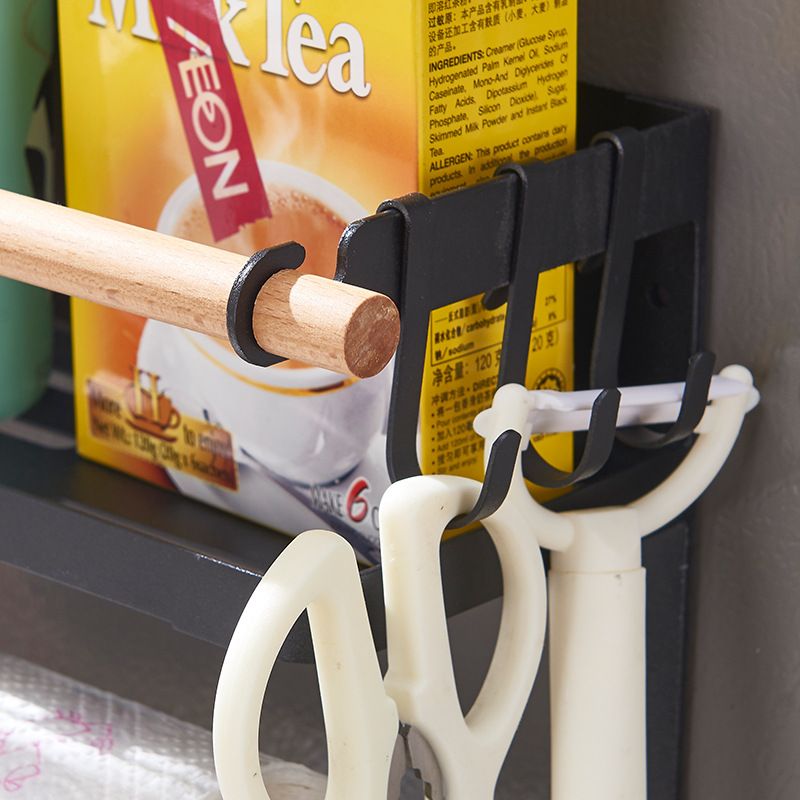 Magnetic Storage Rack for Kitchen & Laundry, Minimalist Fridge Side Organizer