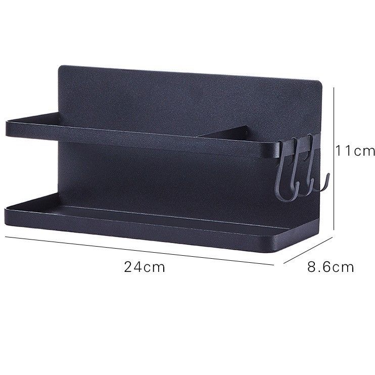 Magnetic Storage Rack for Kitchen & Laundry, Minimalist Fridge Side Organizer