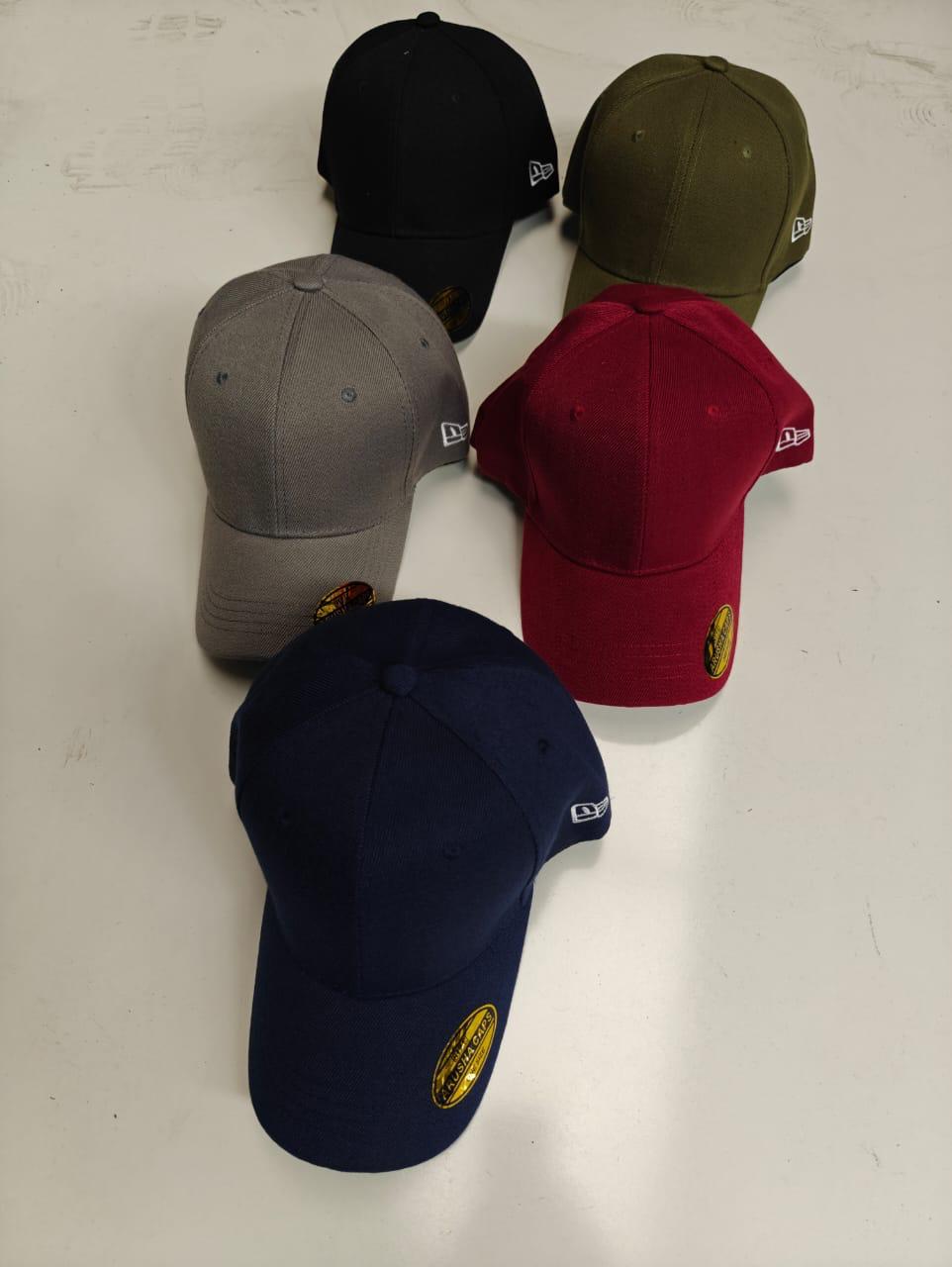 New Era plain colors elegant caps
