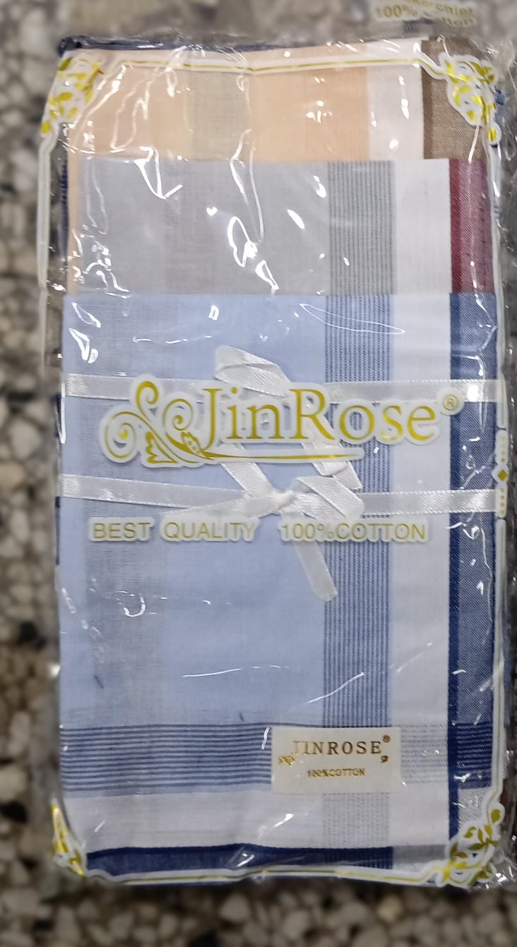 12 AND 24 PIECES QUALITY COTTON HANDKERCHIEFS