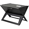 Portable barbecue grill / choma jiko.Charcoal BBQ Grill-Instant Foldable & Easy Portability For Outdoor Barbecues Camping Traveling Picnics Garden Beach Party - Black.Patented fold-open design