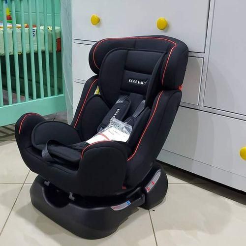Coolbaby Strong Reclining Infant Car Seat & Booster With A Base- Black /Red (0-7Yrs)