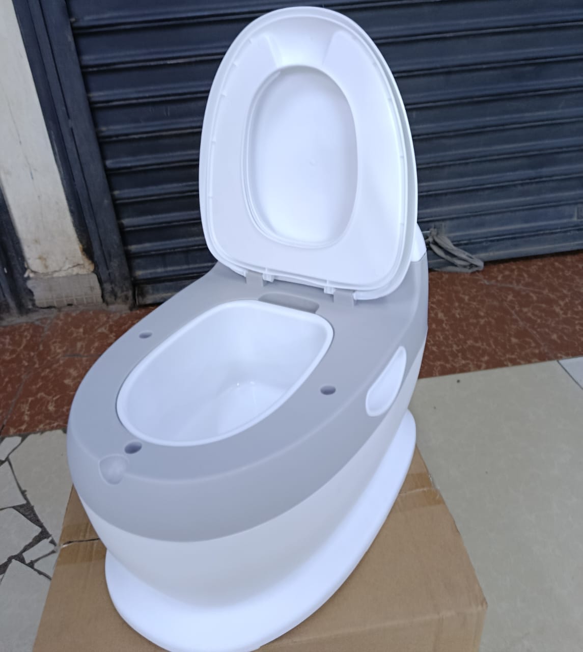 Baby Potty Training Toilet- grey