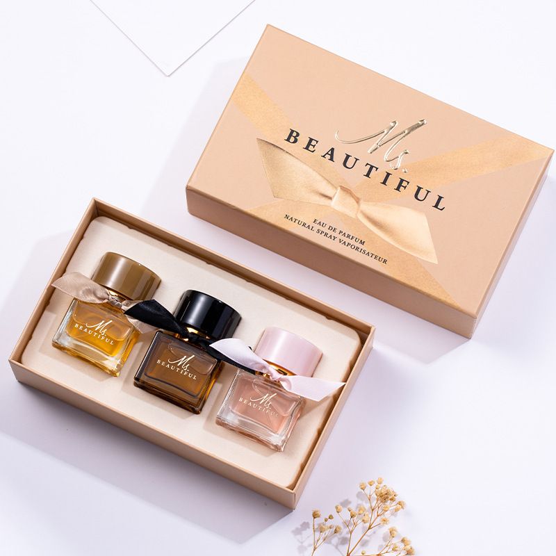 3 PCS Popular Women Perfume Set 3 in 1 Ladies Perfume Long Lasting Fresh Perfumes Light Fragrance Gift Perfume Set Specially Designed For Women, Portable Perfume Long Lasting Female