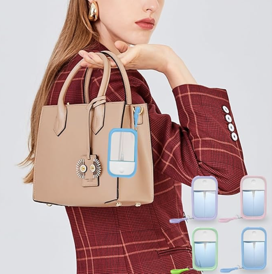 1 PCS Card Spray Bottle Perfume Atomizer (50 ml) | Portable Card Ultra-Thin Design Refillable Empty Bottles Apply to Travel | Can Fill Makeup Toner, Air Fresheners, Alcohol, Hand Sanitizer, etc