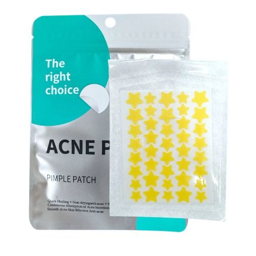 Star Pimple Patches for Face w/Hydrocolloid, Salicylic Acid & Tea Tree | 40 Patches | Hydrocolloid Acne Patches, Cute Star Pimple Patches for Healing Stickers Zit Patch Superstar