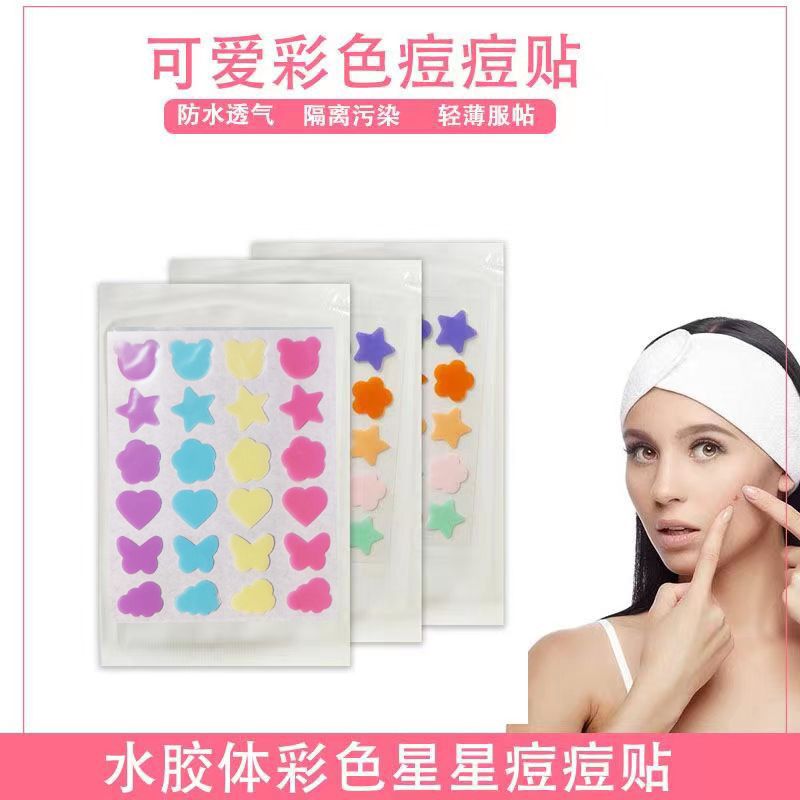 12Counts Pimple Patches for Face emoji Hydrocolloid Acne Patches for face Invisible Zit Patches for Face Pimple Patch Acne Spot Treatment Patch Blemish Patches Cover Patches Stickers