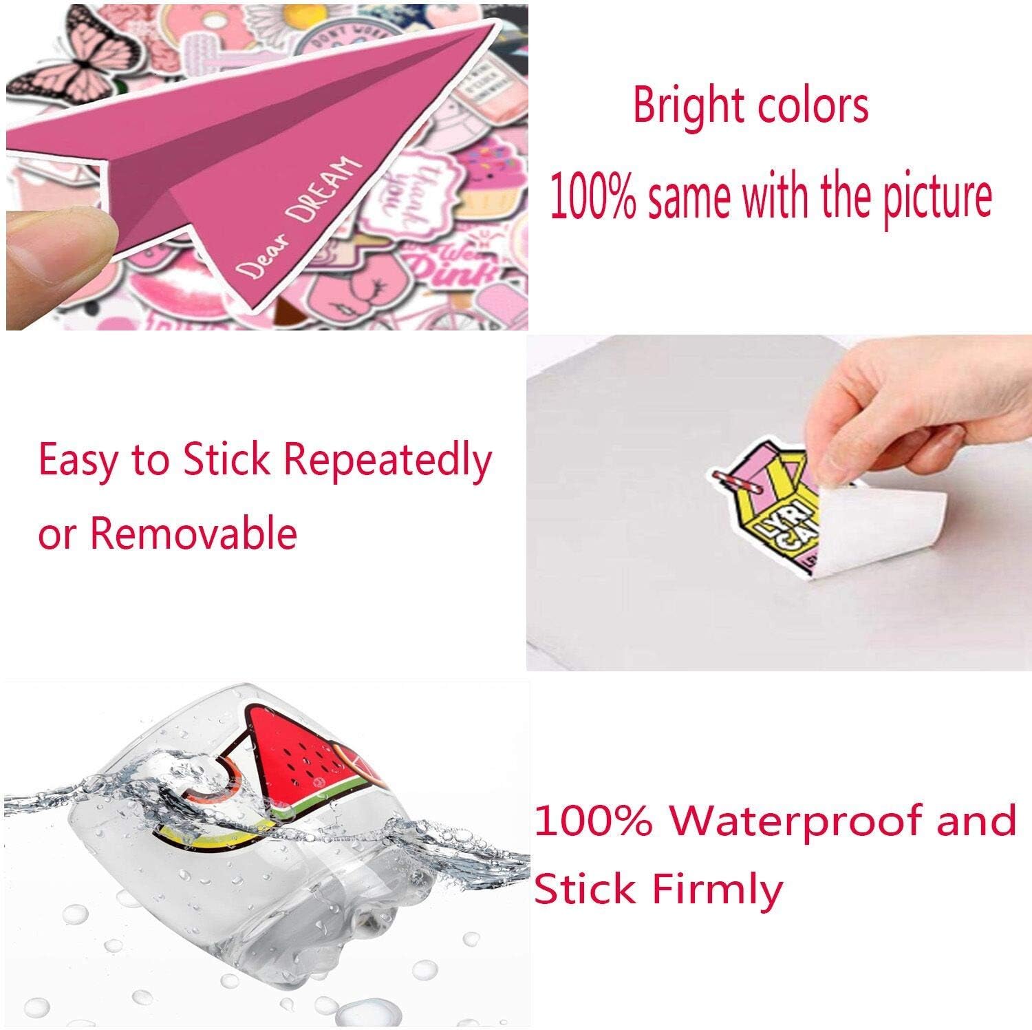 Cute Water Bottle Stickers for Kids 50 PCS Gudetama Stickers Vinyl Waterproof Stickers for Laptop Skateboard Phone Computer Hydroflask Cute Kawaii Animal Sticker Pack for Kids Teens Girls