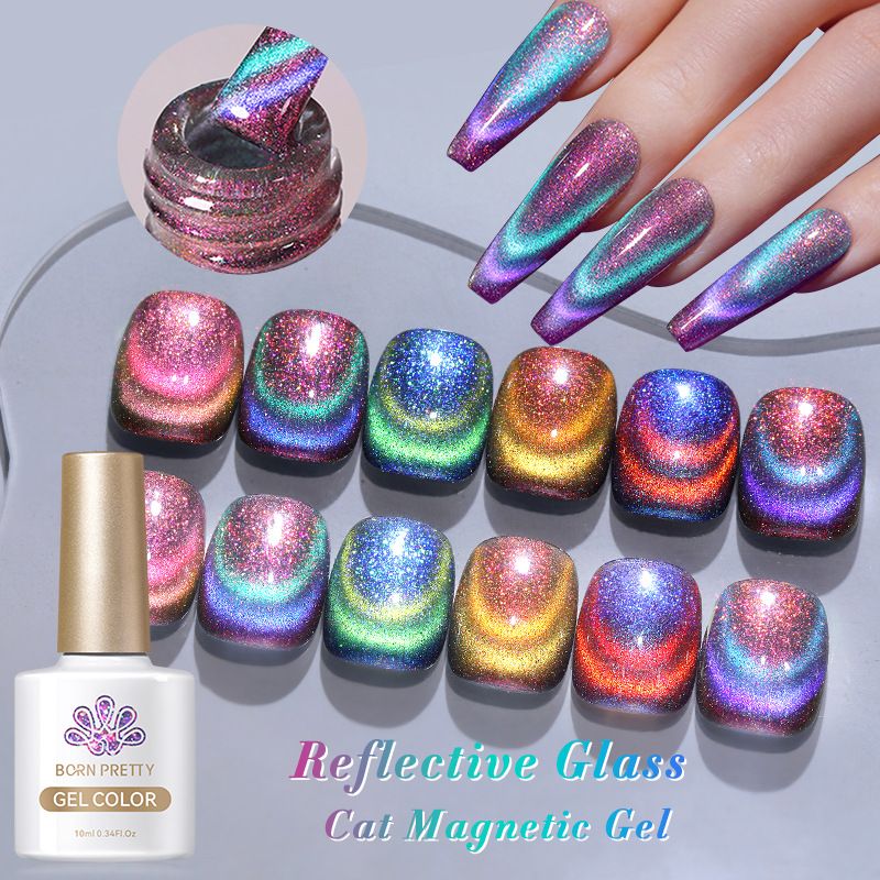 Hot Trend 10ml Double Light Cat Eye Magnetic Gel Nail Polish UV Gel Vernis Ongle Semi Permanenent