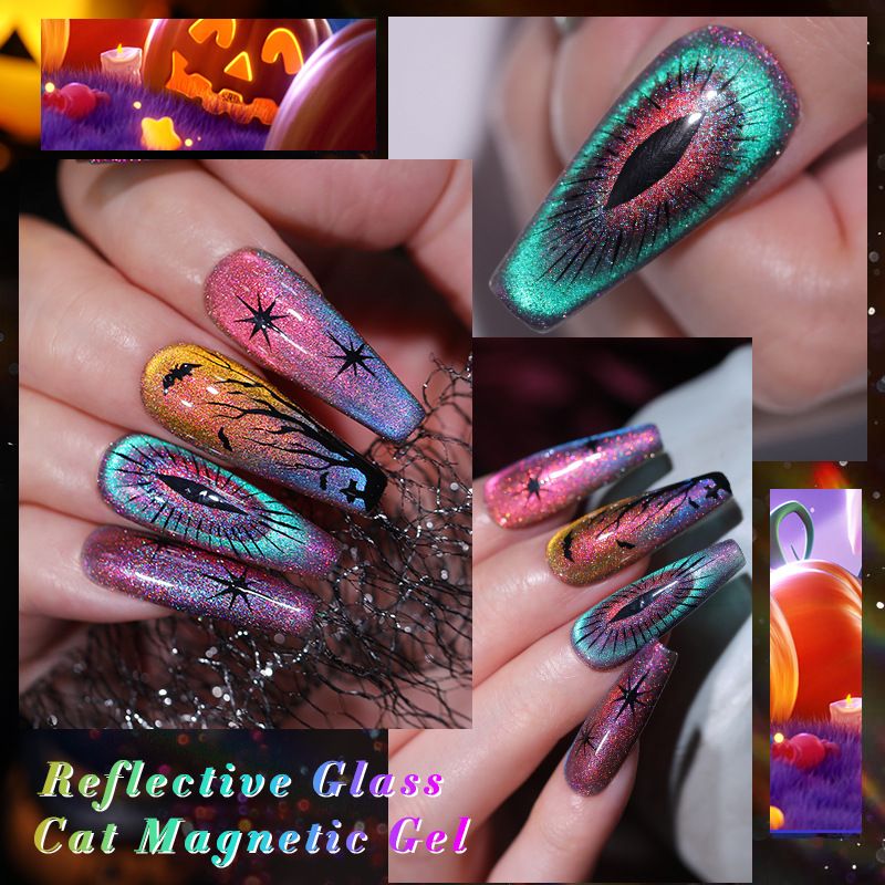 Hot Trend 10ml Double Light Cat Eye Magnetic Gel Nail Polish UV Gel Vernis Ongle Semi Permanenent