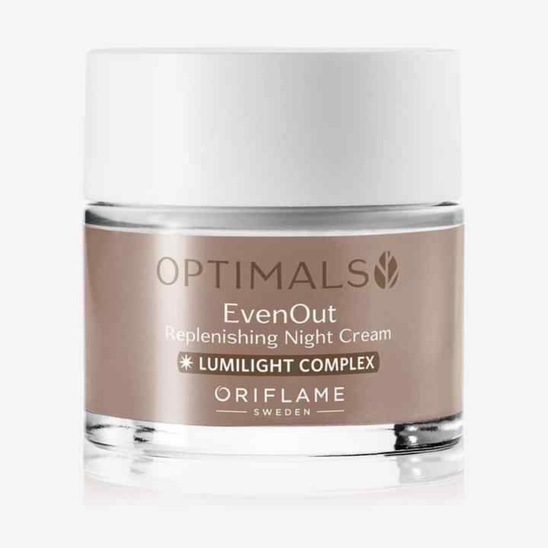 ORIFLAME OPTIMALS EVEN OUT SET FOR MATURE SKIN ABOVE AGE OF 30 FORMULATED WITHVitamin C & Salicylic Acid from Meadowsweet to reduce skin discolouration and prevent the appearance of dark spots for a f