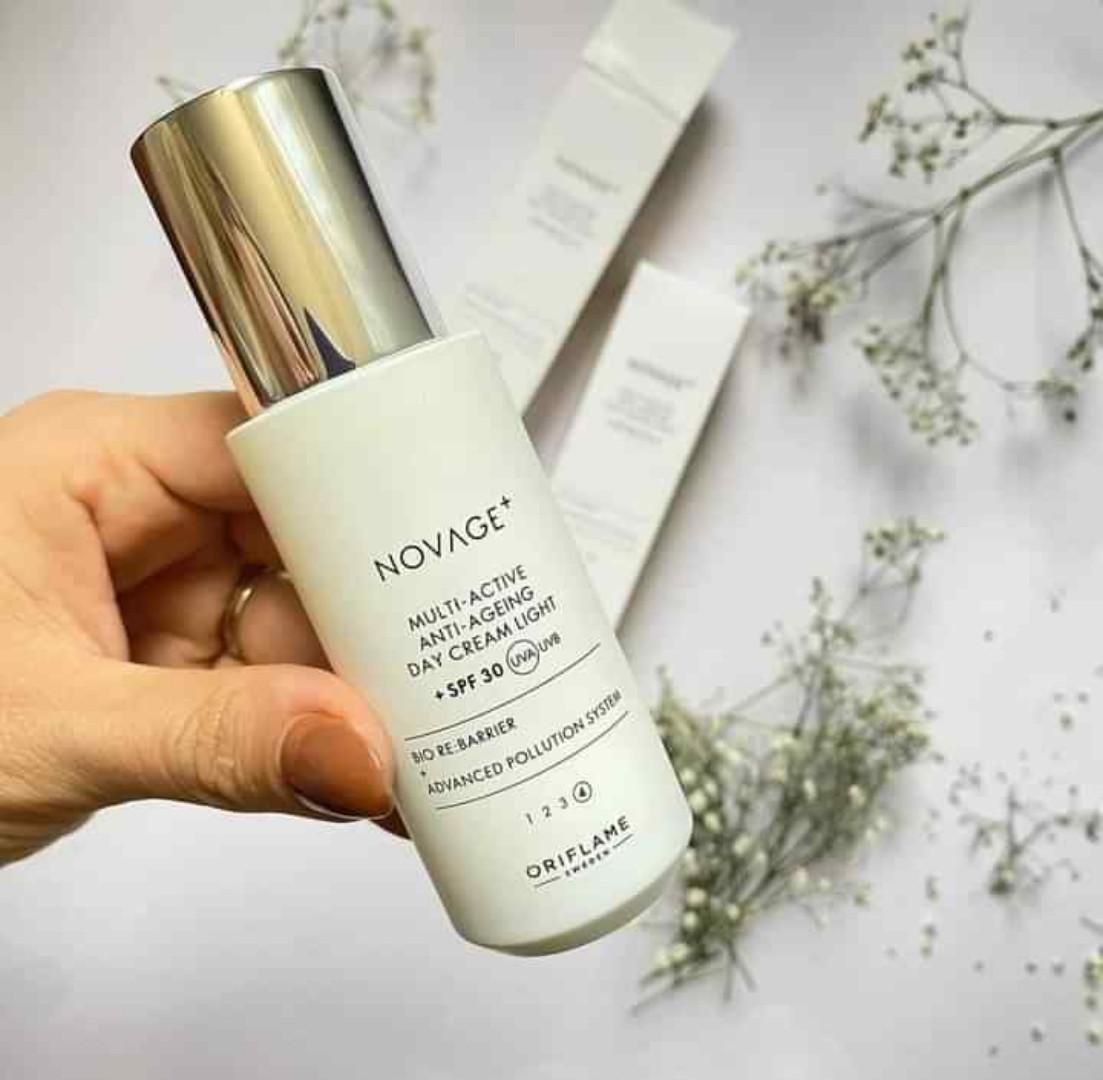 NOVAGE ORIFLAME WRINKLE SMOOTH ROUTINE (FORMERLY ECOLLAGEN)SET REDUCING WRINKLES AND IMPROVE THE FIRMNESS OF THE SKIN CAUSING THE FACE TO BE FLOWLESS WITH YOUNGER LOOKING SKIN.