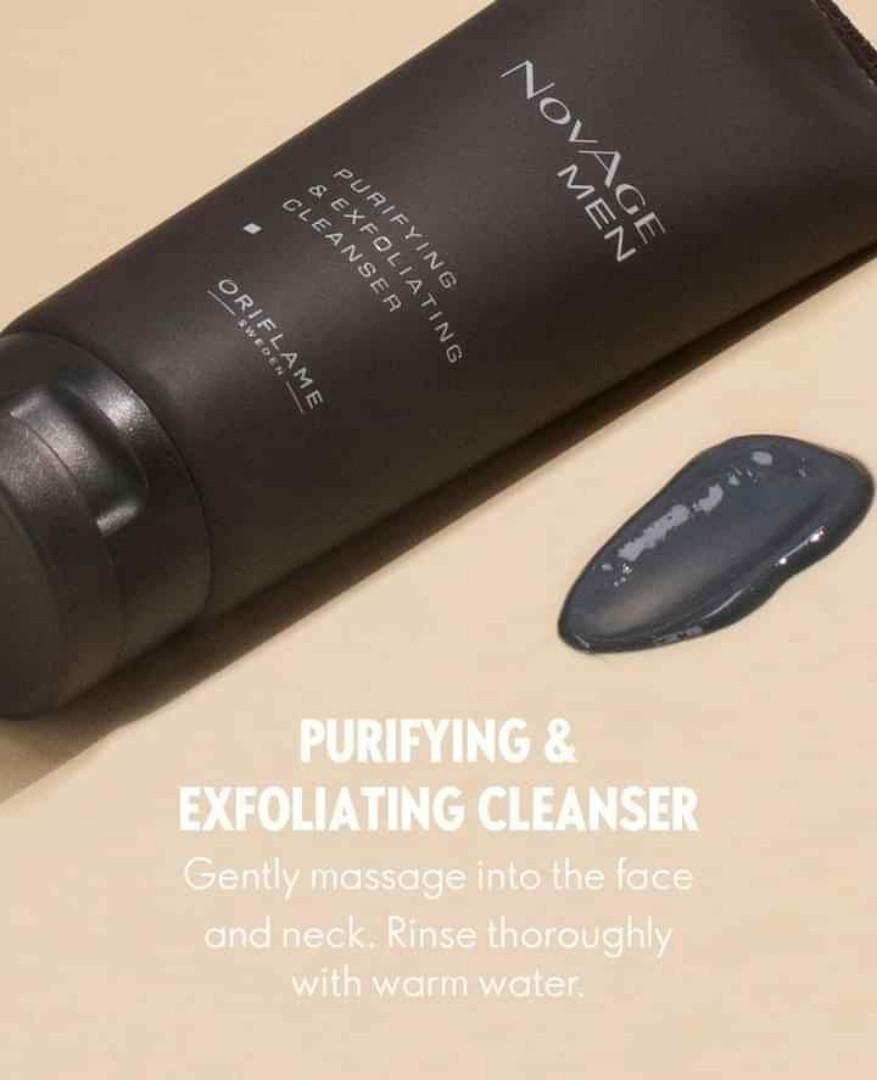 Oriflame Novage Men set.Anti-ageing skin care set engineered specifically for men's skin to fight signs of ageing and tiredness, to achieve fresher, younger-looking and smoother skin