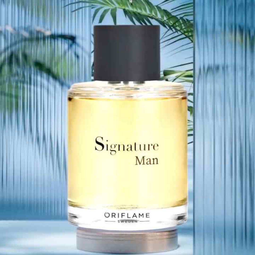 ORIFLAME SIGNATURE MAN PERFUME.WOODY & FRUITY OUTSTANDING PERFUME FOR AN OUTSTANDING MAN THAT WILL LAST THE WHOLE DAYRepresenting a man of creativity and culture. Woody and fruity Signature is a fragr
