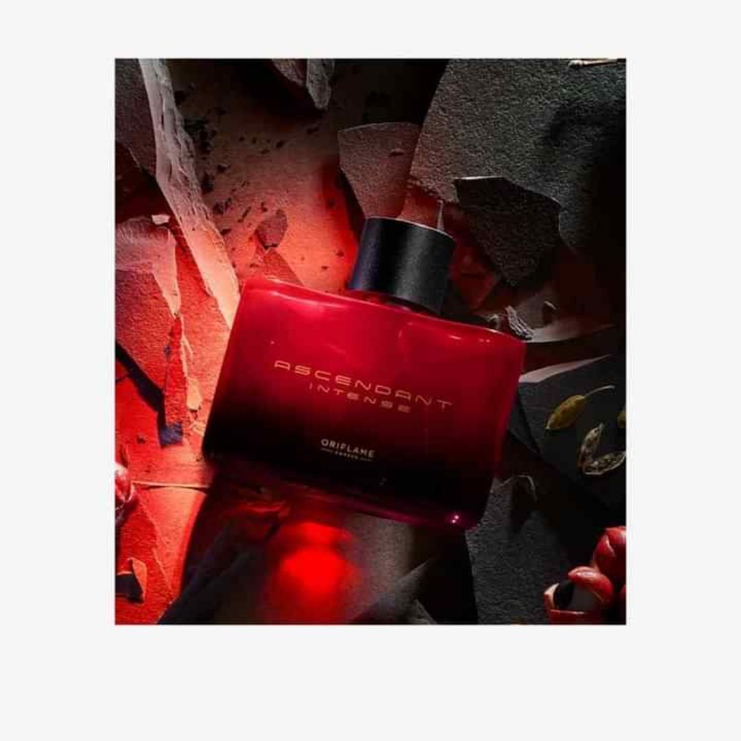 ORIFLAME ASCENDANT INTENSE FOR HIM PERFUME. Give your masculine physical strength an intense boost with this stimulating and powerful new Eau de Parfum for men.