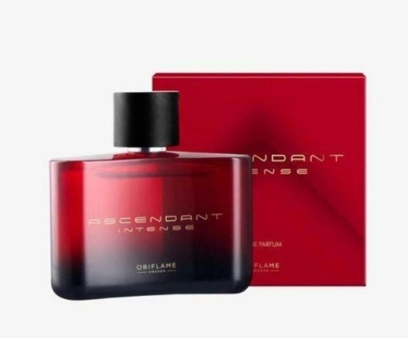ORIFLAME ASCENDANT INTENSE FOR HIM PERFUME. Give your masculine physical strength an intense boost with this stimulating and powerful new Eau de Parfum for men.