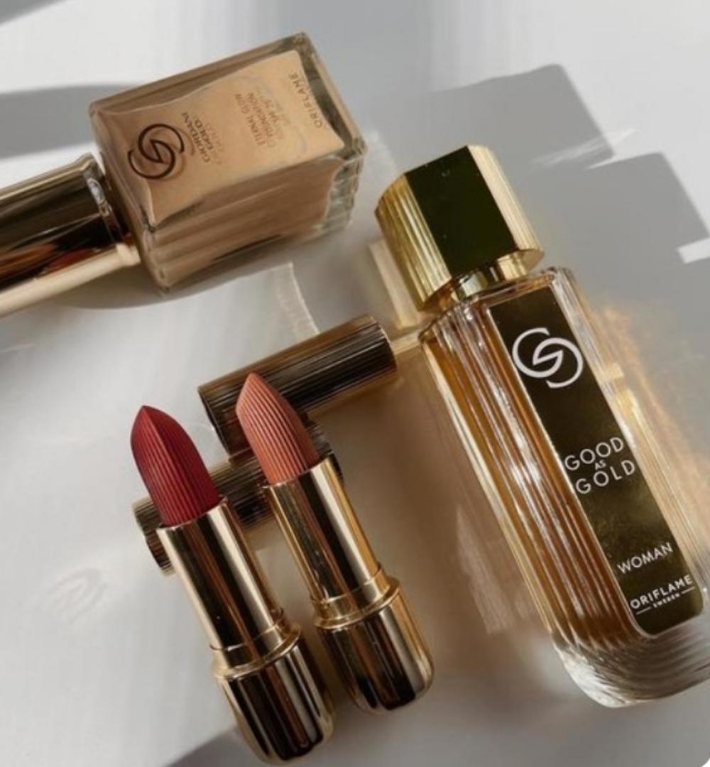 ORIFLAME GOOD AS GOLD WOMAN PERFUME.The exclusive Glow Accord is full of volume and glows with golden beauty to magnify you. Crafted with the solar petally note of Orange Blossom that you know and lov