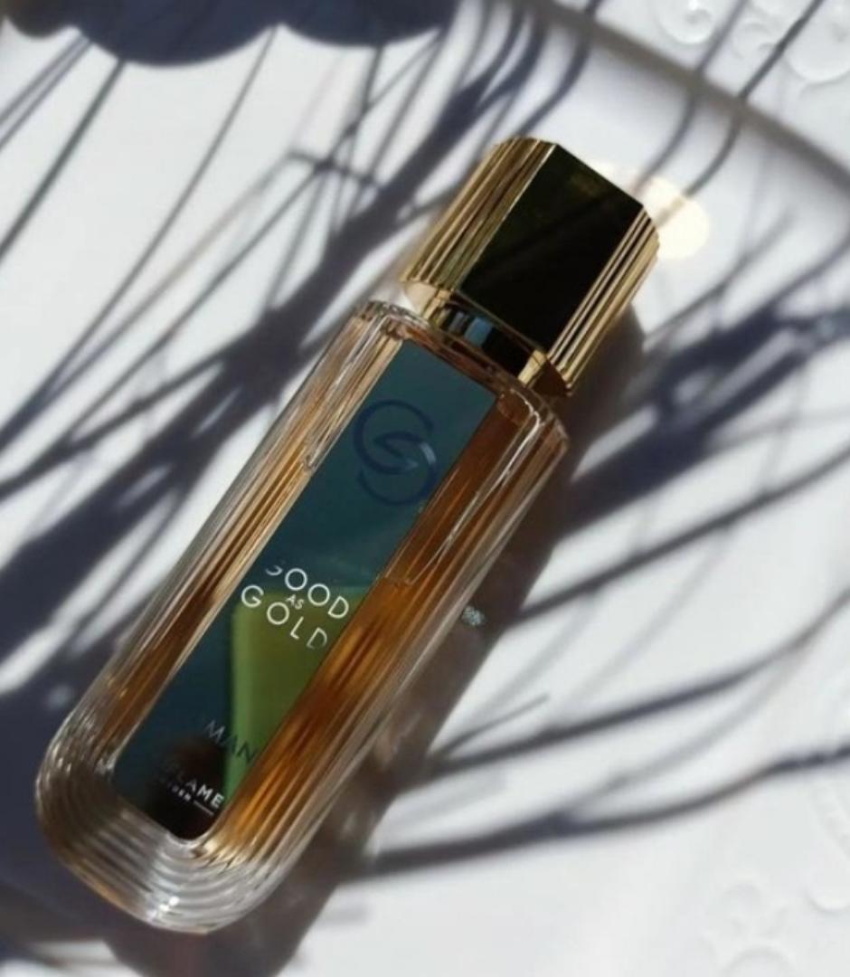 ORIFLAME GOOD AS GOLD WOMAN PERFUME.The exclusive Glow Accord is full of volume and glows with golden beauty to magnify you. Crafted with the solar petally note of Orange Blossom that you know and lov