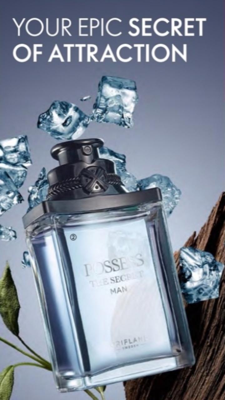 ORIFLAME POSSESS THE SECRET MAN PERFUME FOR MEN.Your Epic Secret of Attraction, bold confident and like no other this delightful scent will reveal your character wear it proudly and reveal woody notes