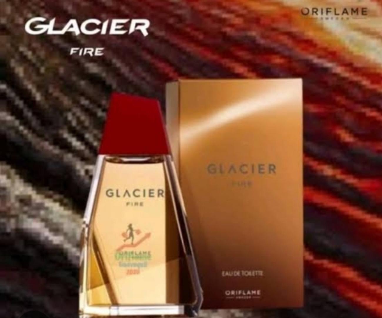 ORIFLAME GLACIER PERFUME FOR MEN.Glacier Fire Eau de Toilette is a refreshing, aromatic woody fragrance inspired by the moment when hot lava meets cool ice.
Top: Cascade Mint
Heart: Black Lemon
Base: