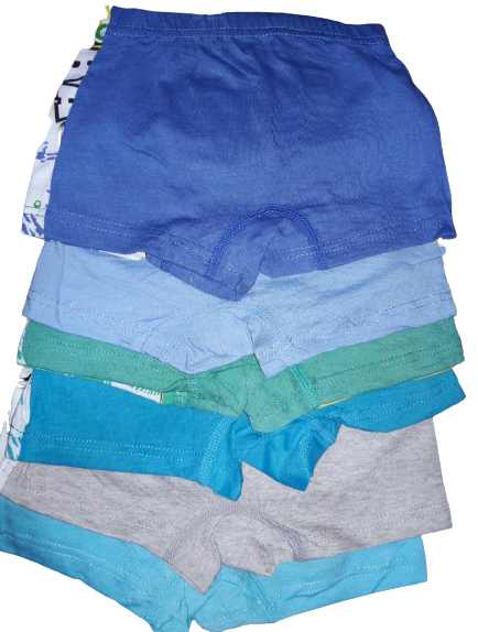 3 Pcs Cartoon Striped Boys Cotton Boxers 2-14 Yrs. Kids Boxers. Sizes: S, M, L, XL. (Ben 10 Printed)