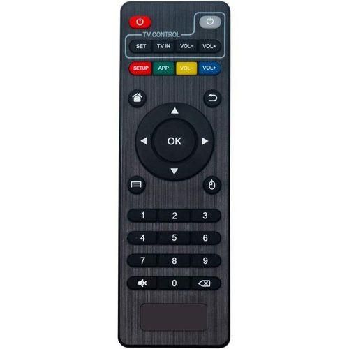 Android TV Box Remote Control For MXQ,MXQ 4K,MXQ Pro, M8, M8C, M8N, M8S, M9C, M10, T95M,T95N, T95X, MX9, TX3mini, T9, X96, X96s, X96mini, T95, V88, H96, H96 pro+ (But H96 Plus) Android TV Box- Black