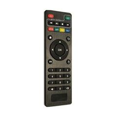 Android TV Box Remote Control For MXQ,MXQ 4K,MXQ Pro, M8, M8C, M8N, M8S, M9C, M10, T95M,T95N, T95X, MX9, TX3mini, T9, X96, X96s, X96mini, T95, V88, H96, H96 pro+ (But H96 Plus) Android TV Box- Black