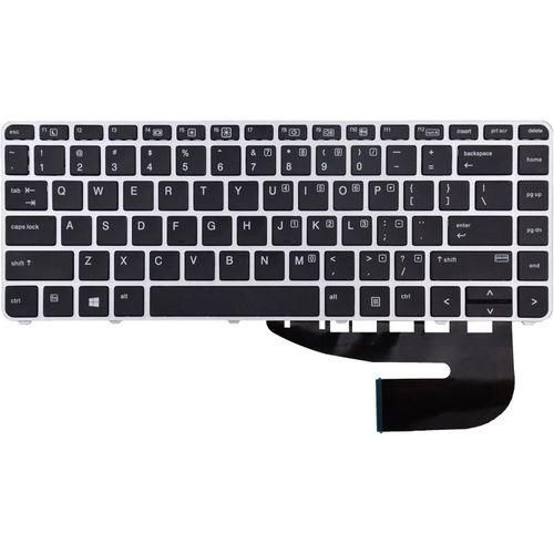 Keyboard Replacement Without Backlight Compatible with HP EliteBook 745 G3 745 G4 840 G3 840 G4 and ZBook 14u G4 Series Laptop 821177-001 836307-001 819876-001 836308-001